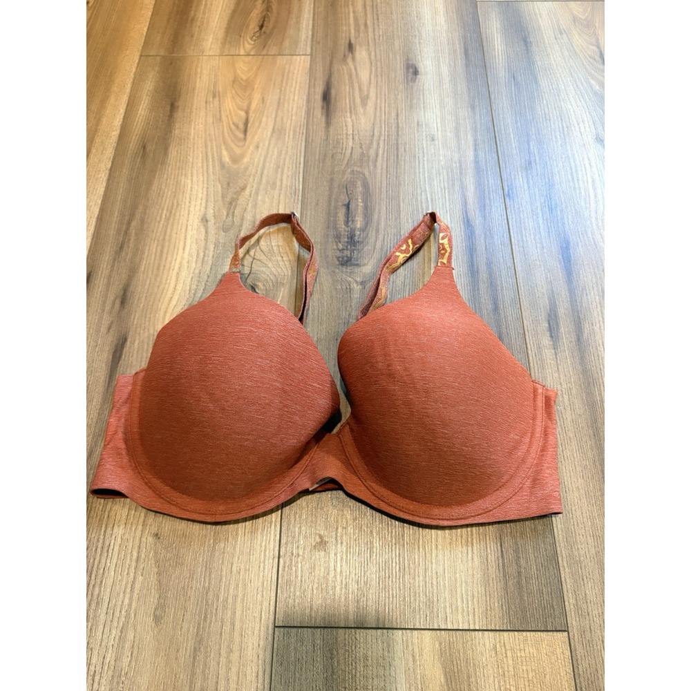 Aerie Bra 36D Real Sunnie Full Coverage Orange Underwire Padded